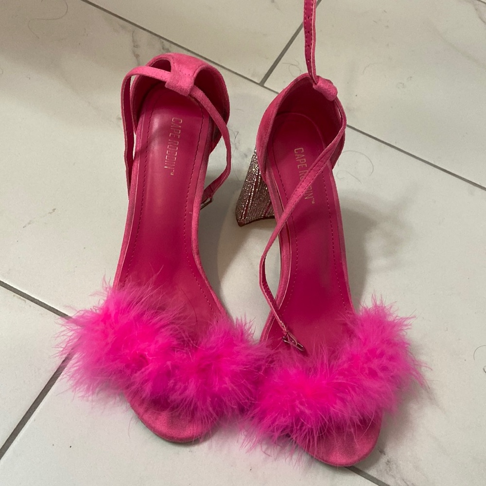 Sparkly Pink Heels | Size 8
